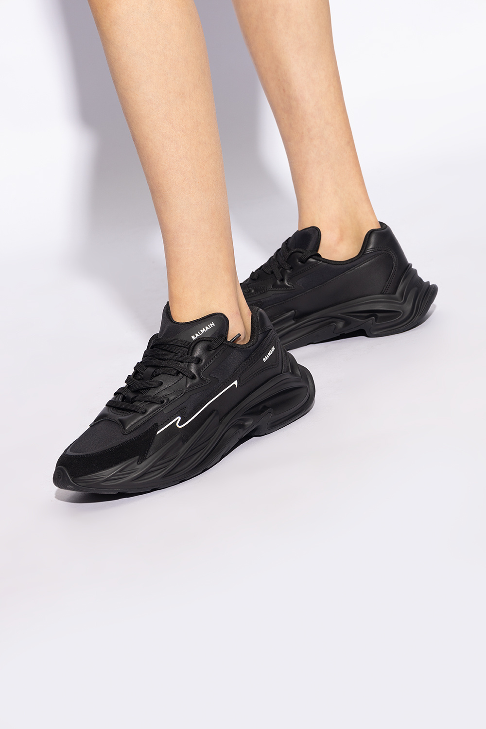 Balmain B Bold sneakers - Black 'Run - SchaferandweinerShops
